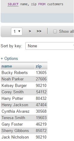 Selecting Columns